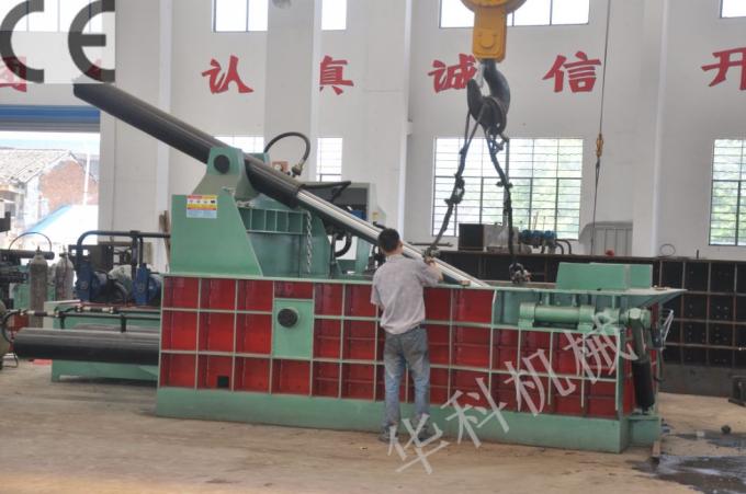 500X600 600X600 Hydrauliczna prasa do złomu 90KW 1